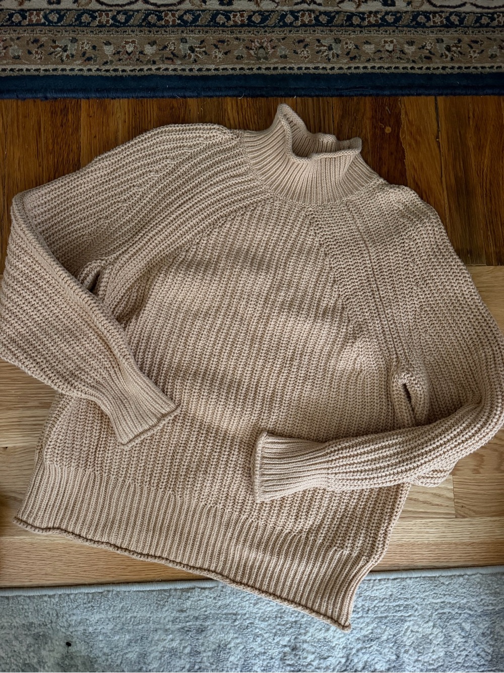 J Crew Rollneck 100% cotton sweater